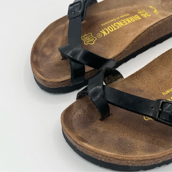 BIRKENSTOCK Piazza Birko-Flor Patent Leather Black 36 - Picture 5 of 9